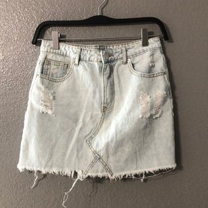 Denim skirt